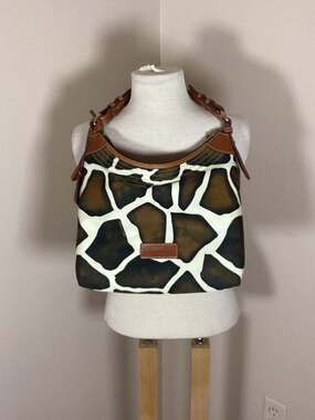 Dooney & Bourke Giraffe Print Hobo Shoulder Bag